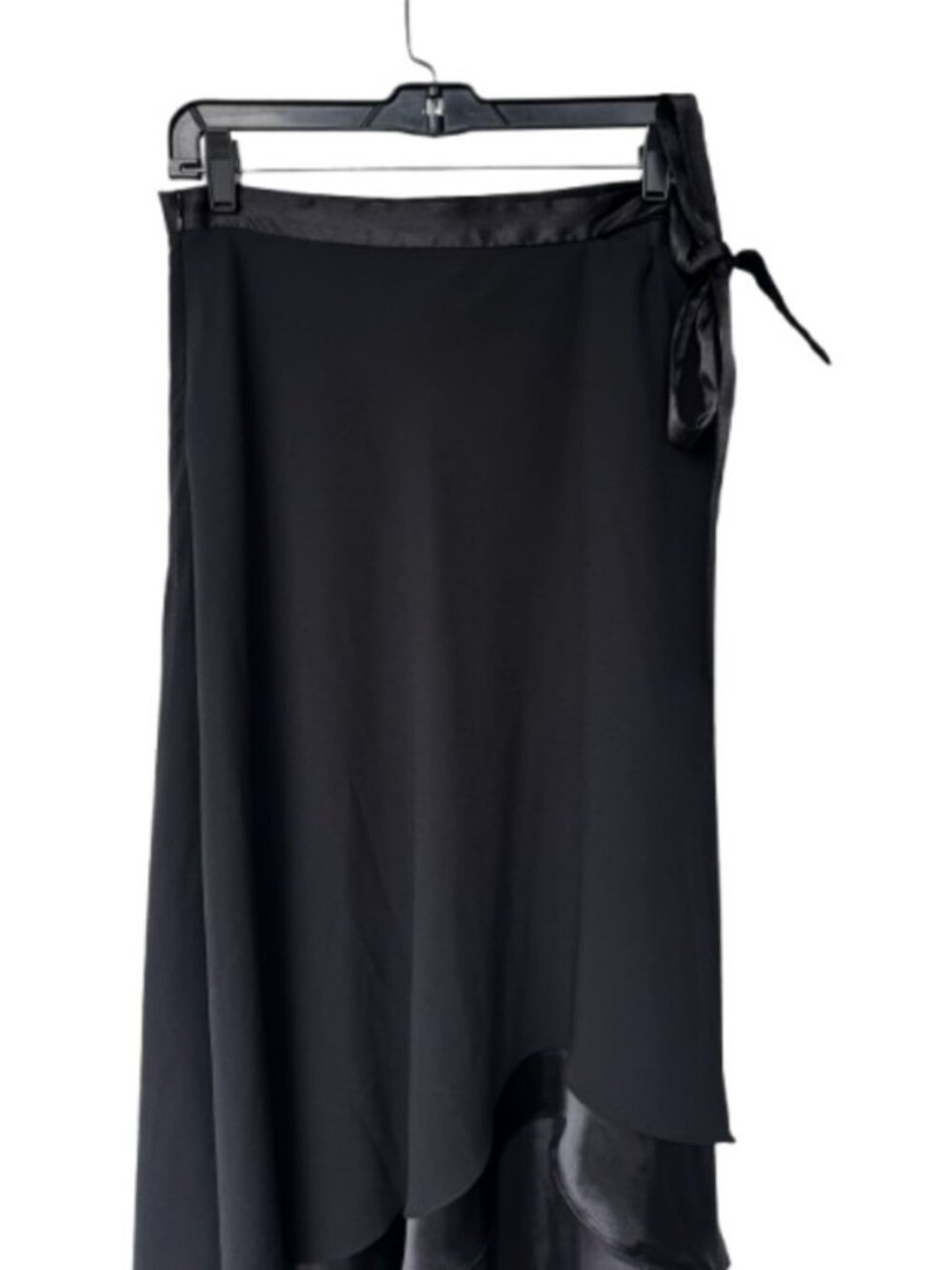 Joseph Ribkoff A-line asymmetrical maxi skirt black women's size 12 - Picture 3 of 6